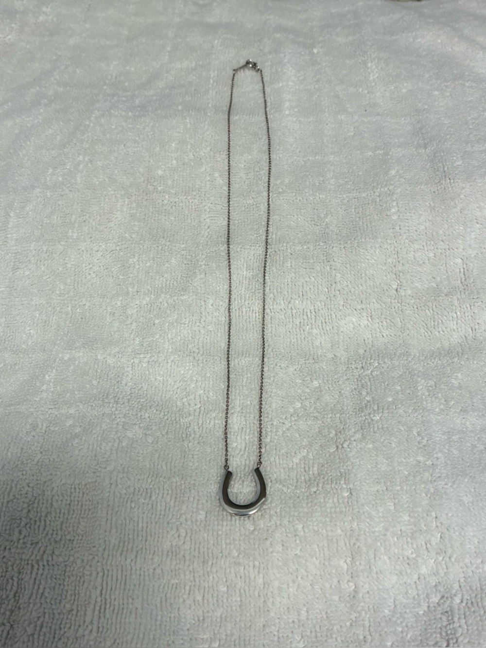 Tiffany and co  Horseshoe sterling silver Necklace